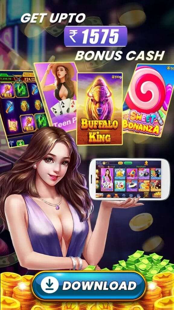 Screenshot of Teen Patti Master Mod APK showing the main interface with various game options